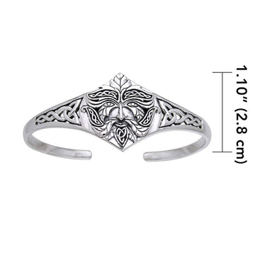 Green Man Cuff Bracelet TBA006 - Jewelry